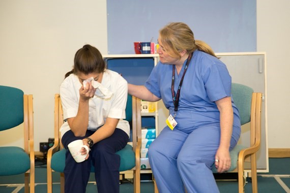 Play Ruth comforts Alice