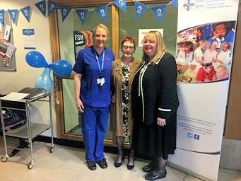 Emily at the FGM clinic launch